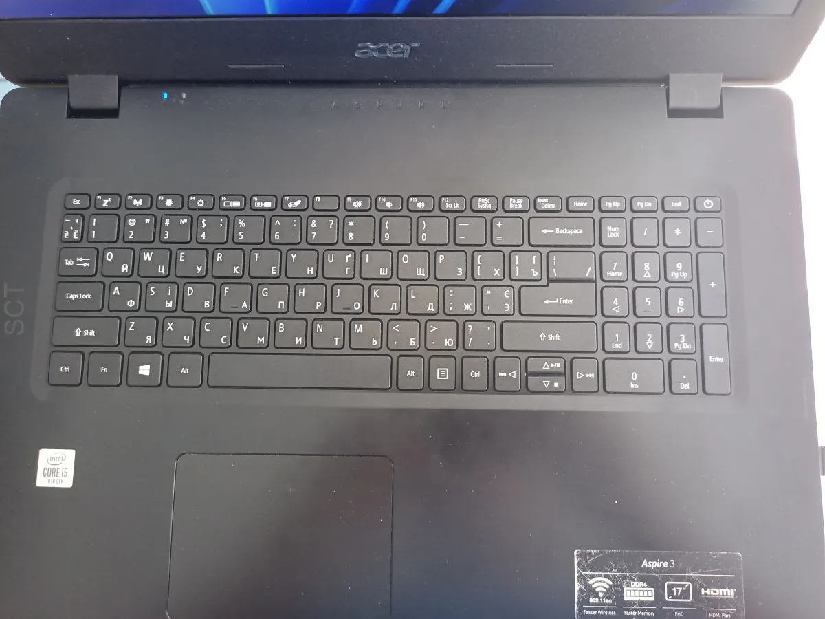 Laser keyboard engraving by Silent Cloud TECH — example 1