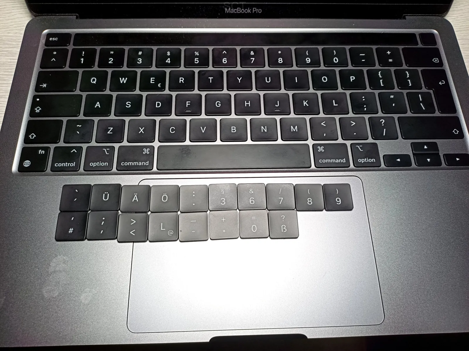 Laser keyboard engraving by Silent Cloud TECH — example 7