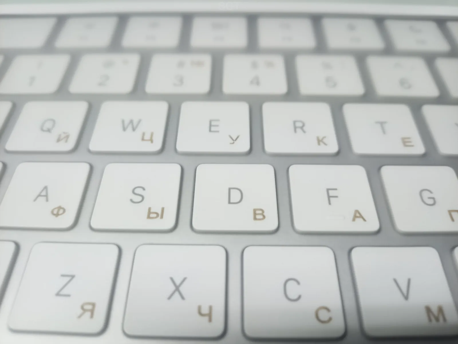 Laser keyboard engraving by Silent Cloud TECH — example 15